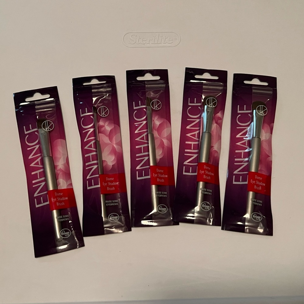 5 count eyeshadow brush set bulk dome eye shadow brush